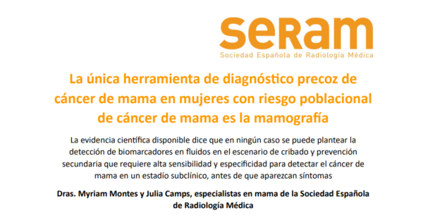 La única herramienta de diagnóstico precoz de cáncer de mama en mujeres ...