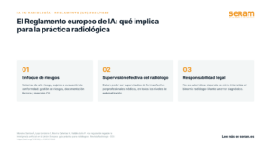 El Reglamento europeo de IA: qué implica para la práctica radiológica
